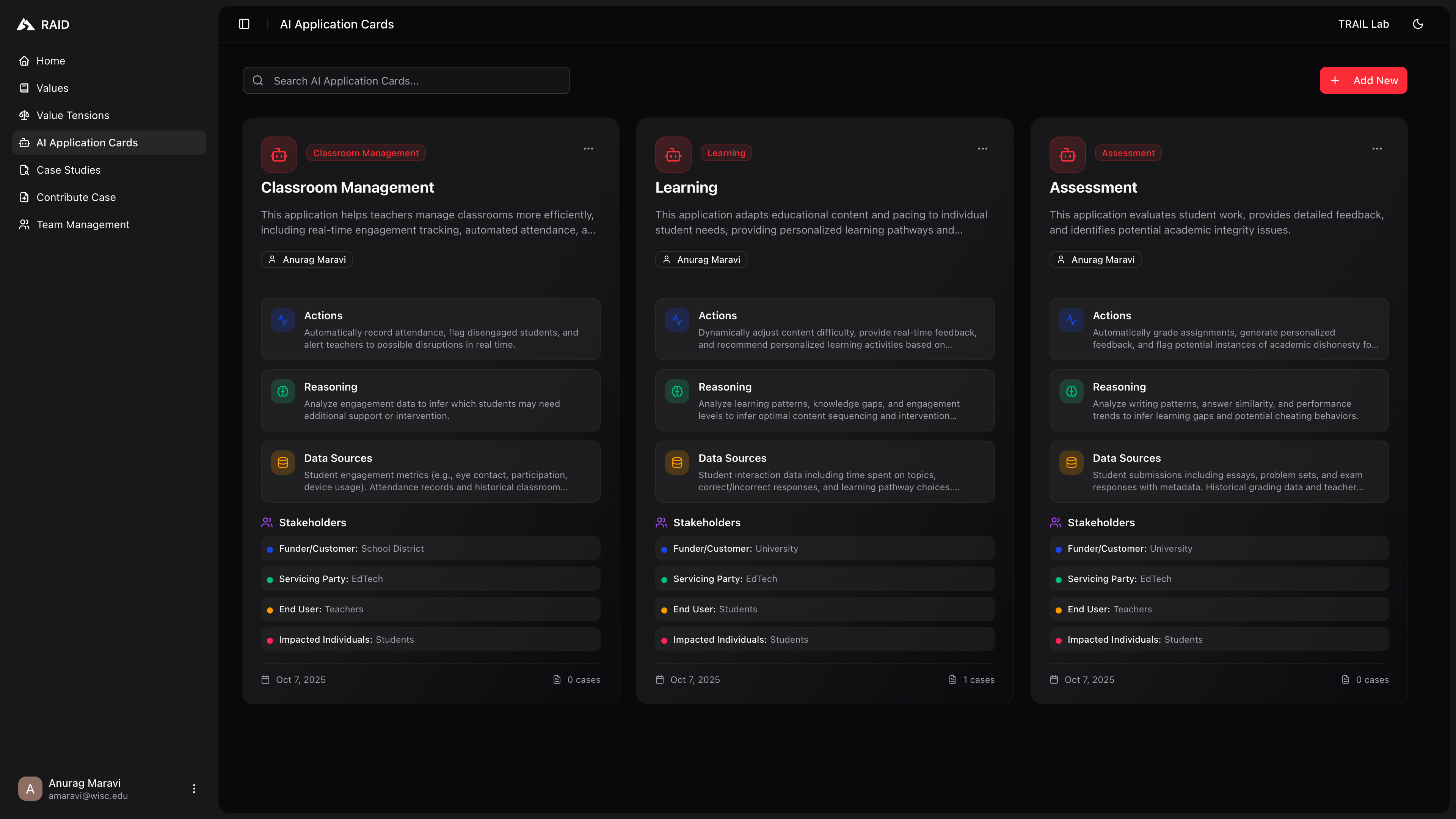 RAID: Responsible AI Deliberation